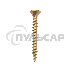 Саморез универсальный KRANZ 4х35, желтый цинк, короб (200 шт./уп.)