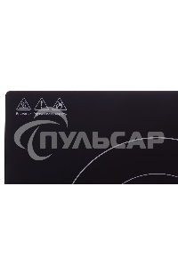 Электрическая плитка Hyundai HYC-0102 серебристый/черный стеклокерамика (настольная)