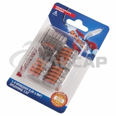 Соединительная клемма многоразовая, 5-и проводная, прозрачная (0,08-4 мм²), (5шт.) Rexant