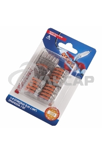 Соединительная клемма многоразовая, 5-и проводная, прозрачная (0,08-4 мм²), (5шт.) Rexant