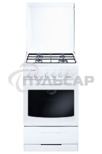 Плита газовая Gefest ПГ 3200-05 белый, конфорок 4 шт, духовка 42 л, 50 см x 85 см x 57 см