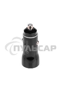 Автозарядка в прикуриватель Rexant АЗУ USB-A (QC 3.0)+USB-C (PD), 38Вт черный