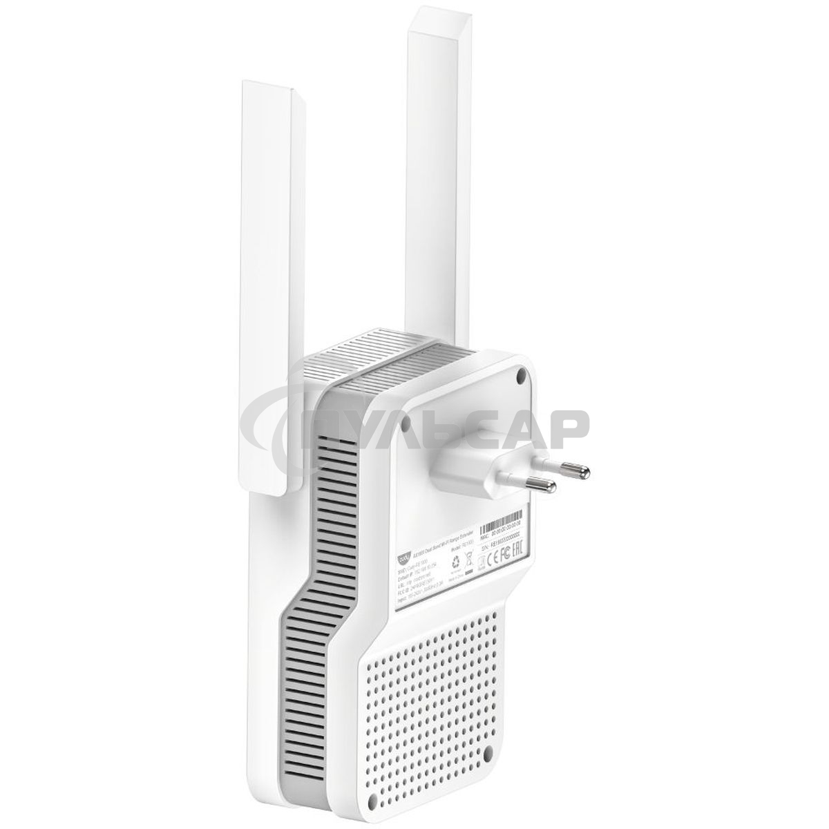 Повторитель беспроводного сигнала Cudy RE1800 AX1800 10/100/1000BASE-TX/Wi-Fi белый