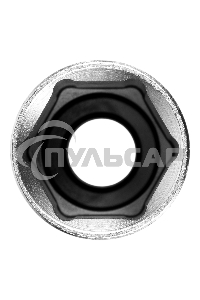 Головка торцевая удлиненная, 21 мм, 6-гранная, CrV, под квадрат 1/2