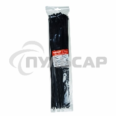 Хомут-стяжка кабельная нейлоновая Rexant 450 x4,8 мм, черная, упаковка 100 шт.