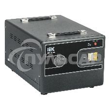 Стабилизатор напряжения IEK Hub 12кВА однофазный черный (IVS21-1-012-13)