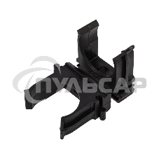 Крепеж-клипса для трубы ø 25 мм черная (10 шт./уп.) Rexant