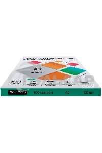 Пленка для ламинирования A3, 303х426 (100 мкм) глянцевая 100шт, ГЕЛЕОС LPA3-100