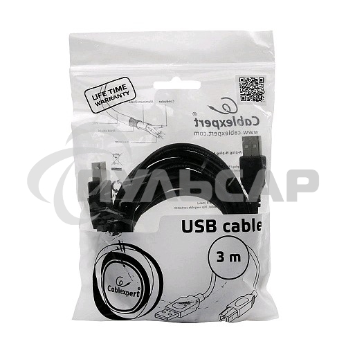 Кабель Gembird CCP-USB2-AMBM-10 USB 2.0 кабель PRO для соед. 3.0м AM/BM позол. контакты, пакет