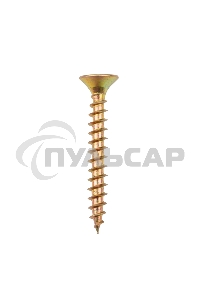 Саморез универсальный KRANZ 5х40, желтый цинк, короб (200 шт./уп.)