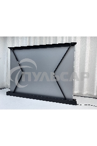 Экран для проектора S'OK SFE-296x165-WH 100'' 4K, напольный с электроприводом, Nanometallic, белый