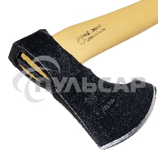 Топор Россия,1100 г,в сборе,кованый,деревянное топорище,500 мм, таежный 