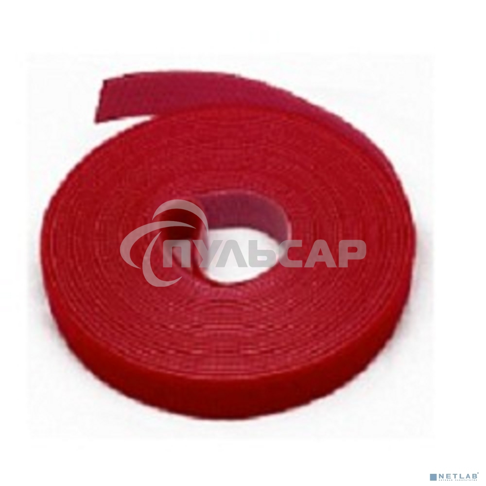 Лента (липучка) в рулоне Hyperline WASNR-5x16-RD, ширина 16 мм, длина 5 м, красная