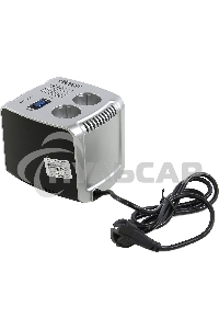 Сетевой фильтр Powerman Стабилизаторы напряжения AVS 1000 C Black\Silver (1000ВА,5А,КПД 98%,без индикации,настольный)