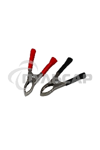 Зажим крокодил Rexant, длина 75 мм, ток 30A, 2 шт., пакет БОПП