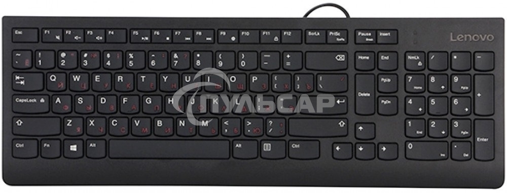 Клавиатура проводная Lenovo GX30M39684 300 USB Keyboard