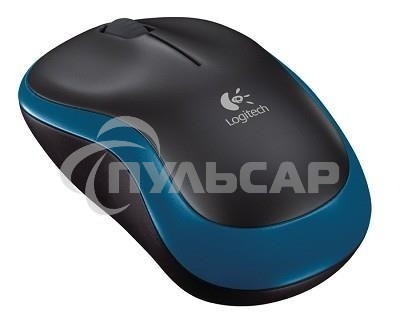 Мышь беспроводная Logitech M185 синий, 1000 dpi, радиоканал, USB, кнопки - 3