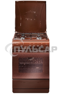 Плита газовая Gefest ПГ 1200 С6 К19 коричневый, конфорок 4 шт, духовка 63 л, 60 см x 85 см x 60 см