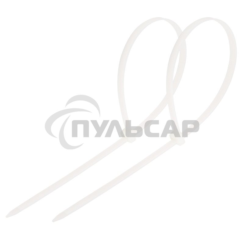Хомут-стяжка кабельная нейлоновая Rexant 450 x4,8 мм, белая, упаковка 100 шт.
