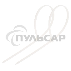 Хомут-стяжка кабельная нейлоновая Rexant 450 x4,8 мм, белая, упаковка 100 шт.