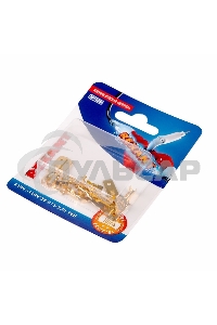 Клемма плоская Rexant, штекер - 6.3 мм, 1-1.5 мм², (РП-п 1.5-(6.3) / DJ611-6.3B), в упак. 10 шт.