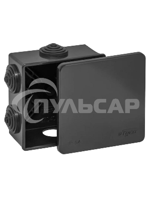 Коробка распределительная ОП 85х85х40мм УХЛ1 IP54 черный Ruvinil 67040Ч