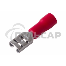 Клемма плоская изолированная гнездо 5.6 мм 0.5-1.5 мм² (РПи-м 1.5-(4.8)/РПИм 1,25-5) Rexant