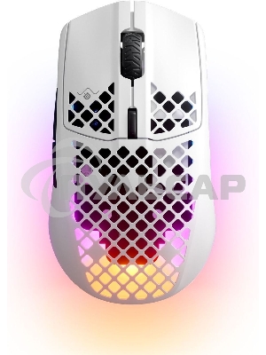 Мышь беспроводная Steelseries Aerox 3 белый оптическая (18000dpi) BT/Radio USB