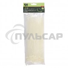 Хомуты, 250 х 4,8 мм, пластиковые, белые, 100 шт. Сибртех