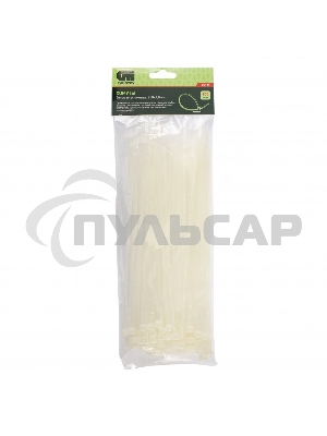 Хомуты, 250 х 4,8 мм, пластиковые, белые, 100 шт. Сибртех