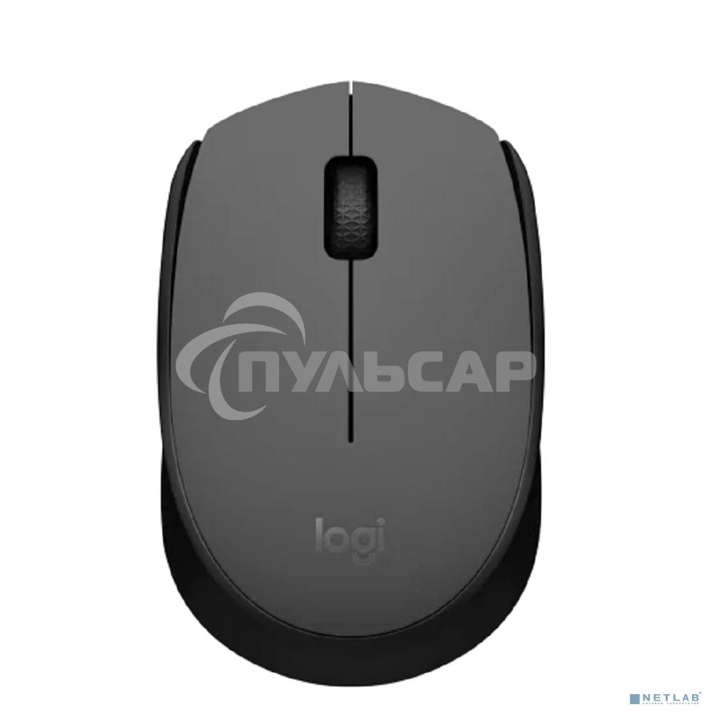 Мышь беспроводная Logitech M171 черный/серый, 1000 dpi, радиоканал, USB, кнопки - 3