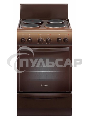 Плита электрическая Gefest 5140-01 0036 коричневый, конфорок 4 электрических, духовка 55 л, 50 см x 85 см x 58.5 см