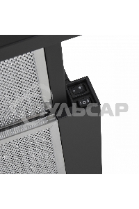 Вытяжка встраиваемая Maunfeld VS Light 60 черный, 60 см, 520 куб. м/ч, 56 дБ