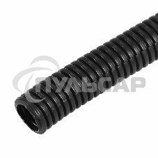 Труба автомобильная гофрированная ПП, Ø12,7 мм, разрезная, бухта 50 м/уп.