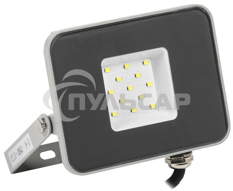 Прожектор Iek LPDO701-10-K03 СДО 07-10 светодиодный серый IP65 6500 K IEK