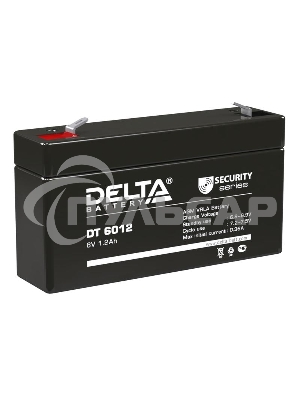 Батарея Delta DT 6012 (6V, 1.2Ah)
