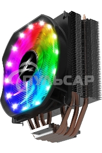 Кулер для процессора Zalman CNPS9X OPTIMA RGb серебристый/черный, 120 мм, алюминий/медь, 1500 об/мин, 26 дБ, 4 pin, 180 Вт, 156 мм