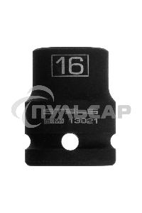 Головка ударная шестигранная, 16 мм, 1/2