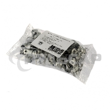 Скоба металлическая однолапковая 16(СМО) 100шт., Россия Сибртех