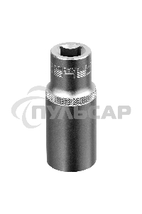 Головка торцевая удлиненная, 24 мм, 6-гранная, CrV, под квадрат 1/2