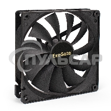 Вентилятор для корпуса ExeGate EX14025S3P черный, 140 мм, 1200 об/мин, 24 дБ, 3 pin
