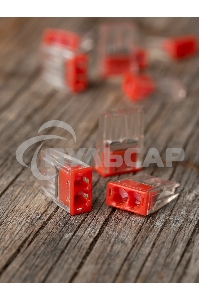 Клемма строительно-монтажная СМК 2273-242 PROxima с пастой 2 отверстия 0.5-2.5мм.кв. (100шт)