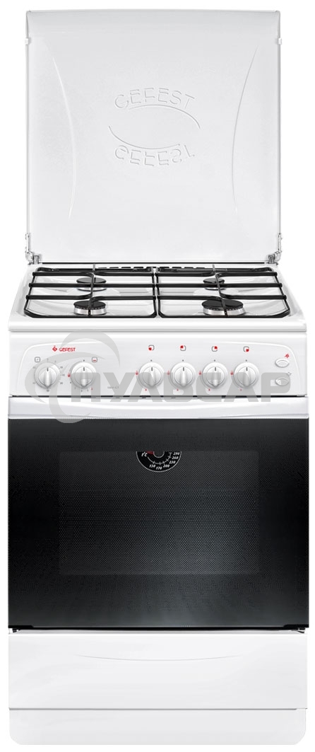 Плита газовая Gefest ПГ 1200 С5 белый, конфорок 4 шт, духовка 63 л, 60 см x 85 см x 60 см