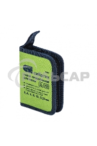 Набор пробойников для кожи 3, 4, 6, 8, 10, 12,5 мм, 6 шт, чехол Сибртех