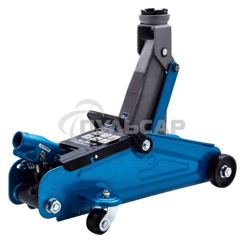 Домкрат гидравлический подкатной, 2 т, h подъема 140-340 мм, в кейсе Stels