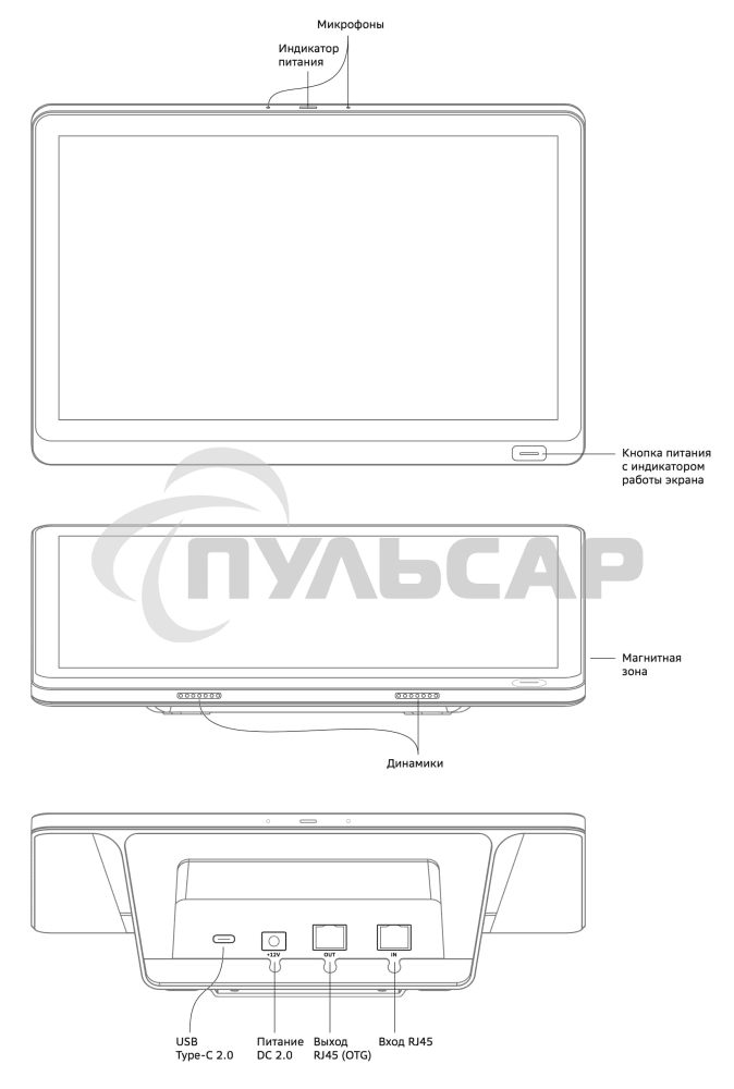 Видеотерминал Sber SDCP-10-001