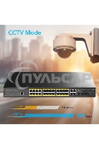 Коммутатор Cudy GS2028PS4-400W 24-Port Layer 2 Managed Gigabit PoE+ Switch with 4 Gigabit Combo Ports, 400W
