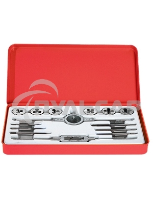 Набор метчиков и плашек Matrix MASTER 77345 М3 - М10, 14 предметов