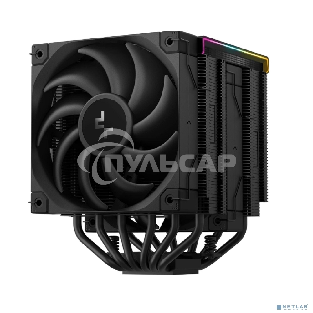 Кулер для процессора DEEPCOOL AK620 DIGITAL PRO черный, 120 мм, алюминий/медь, 1750 об/мин, 25 дБ, 4 pin, 260 Вт, 163 мм