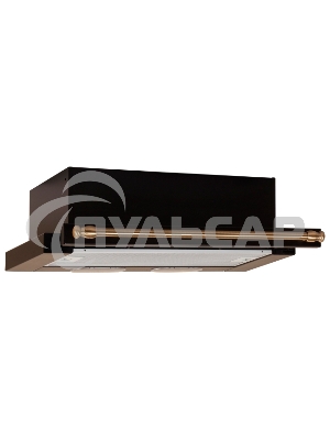 Вытяжка встраиваемая Elikor Интегра 50П-400-В2Л антрацит/бронза, 50 см, 400 куб. м/ч, 55 дБ